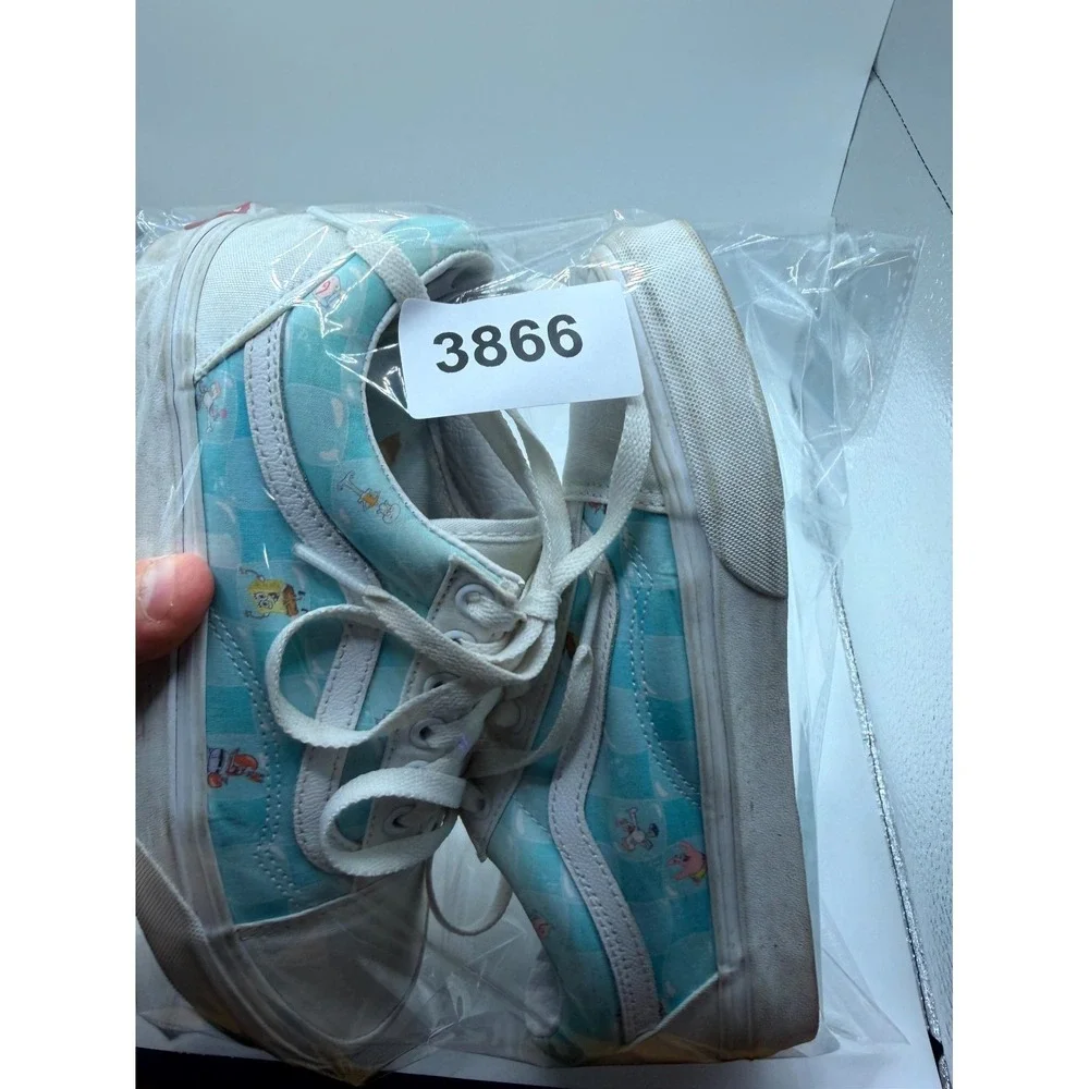 SpongeBob SquarePants x Vans Old Skool 721356 Unisex M7/W8.5 Sneakers Blue Shoes
